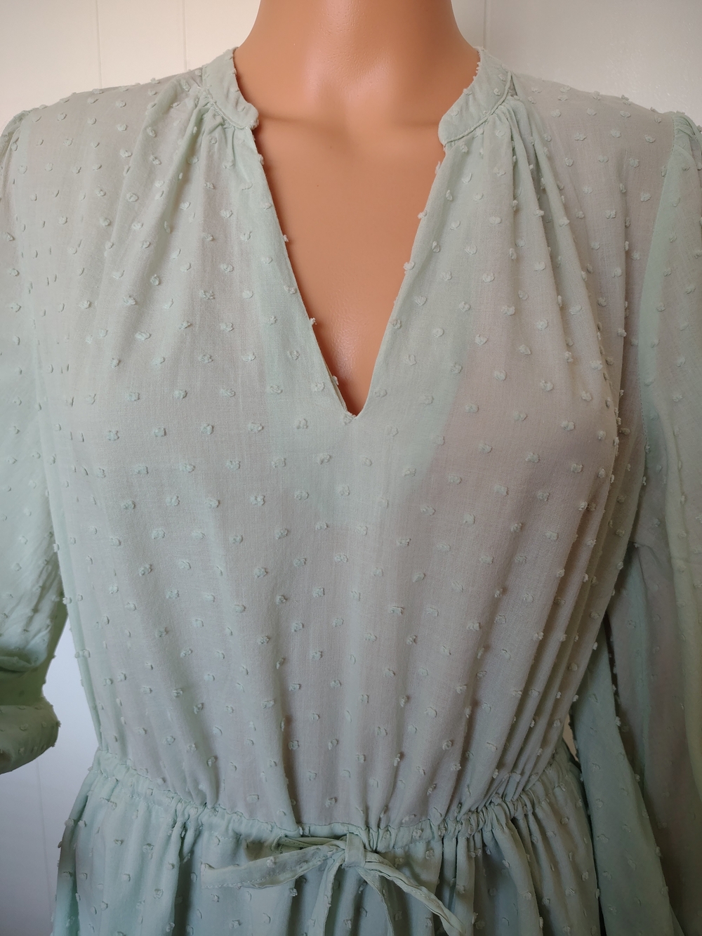 a new day Mint Tiered V-Neck Maxi Dress - Picture 3 of 14
